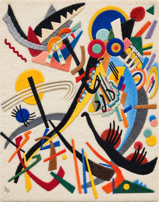 Wool artwork after Wassily Kandinsky