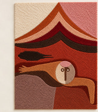 Wool artwork after Paul Klee