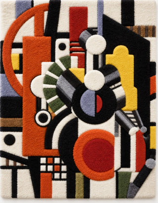 Wool artwork after Fernand Léger