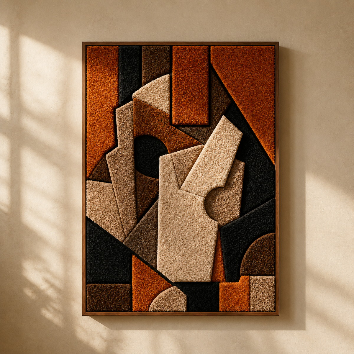 Terracotta Totems · HE-0047 unframed artwork