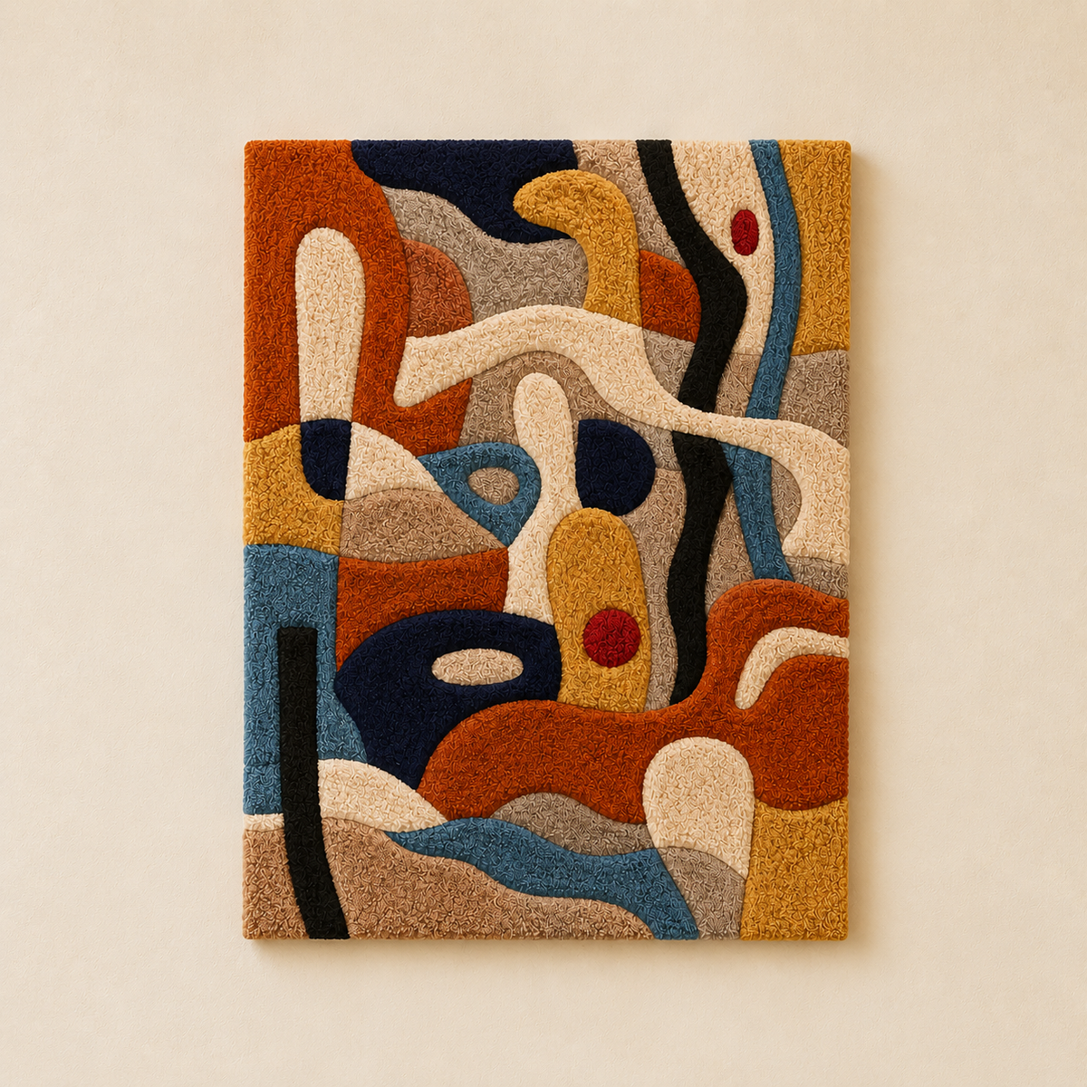 Playful Abstraction · HE-0055 unframed artwork