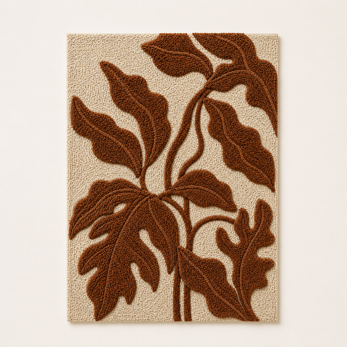 Rust Leaves Silhouette · HE-0093 unframed artwork