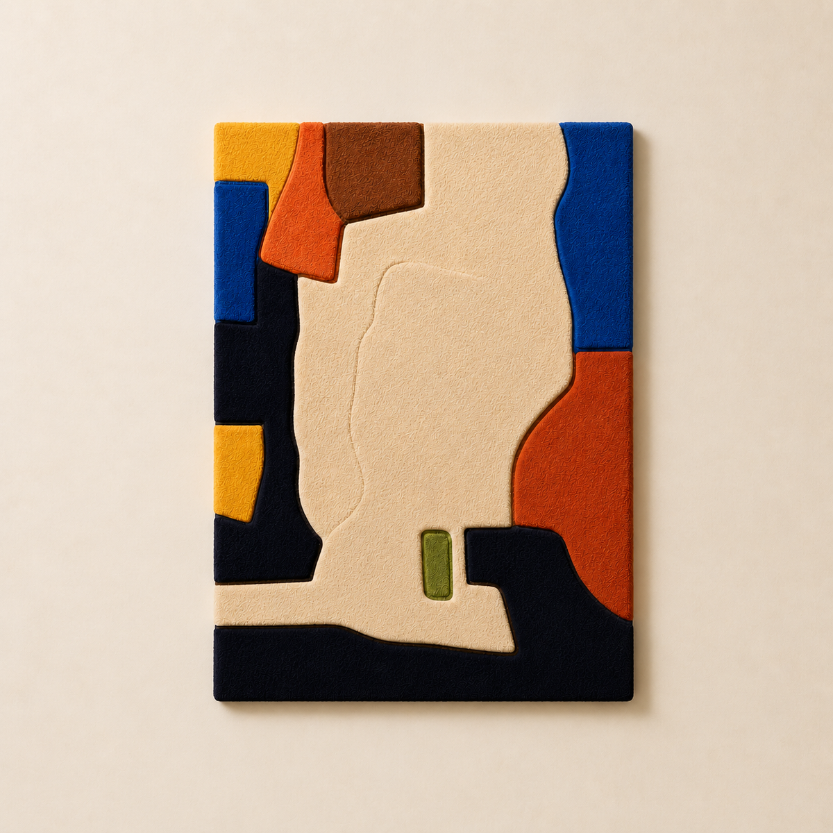 Colorful Mid-Century Abstract · HE-0095 unframed artwork