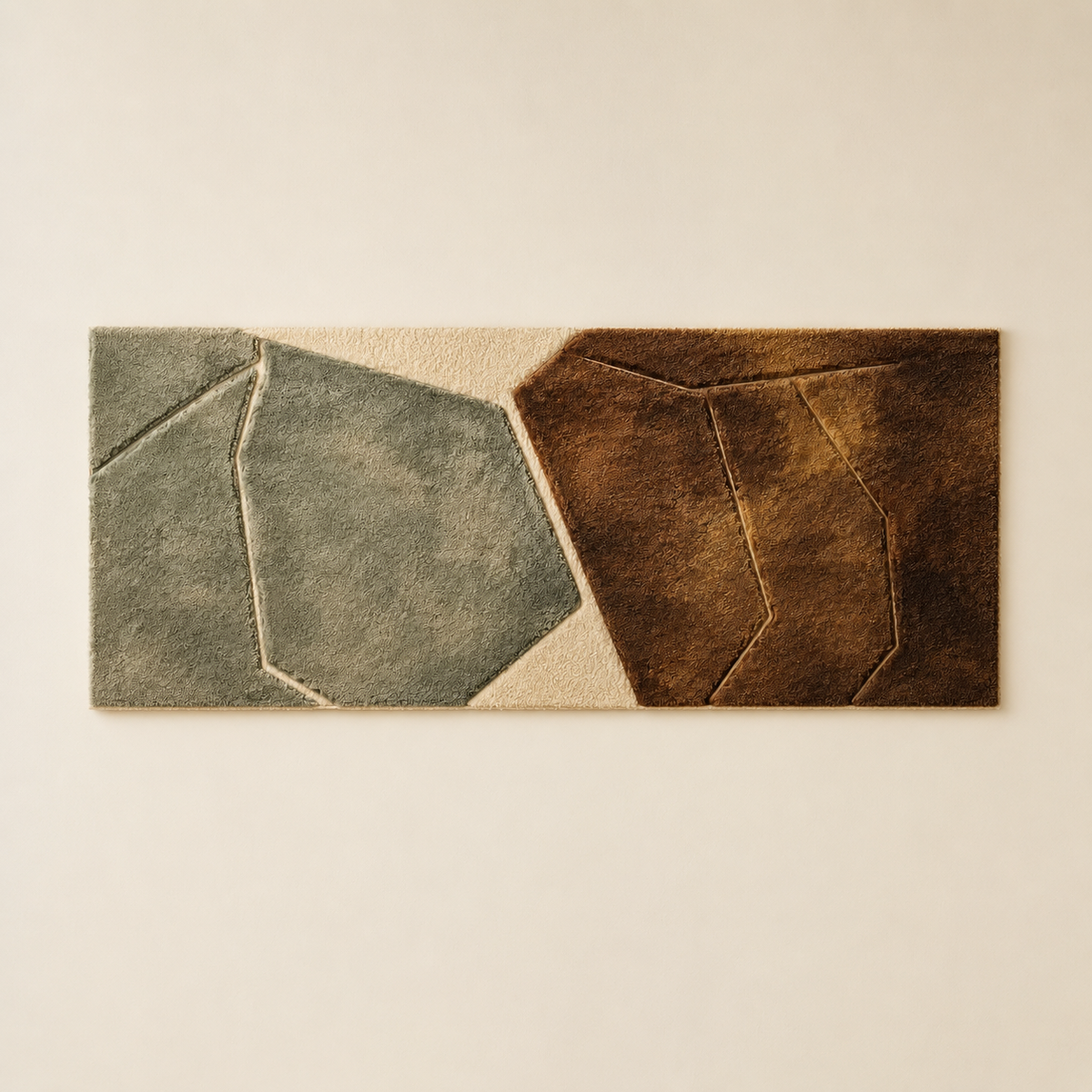 Stone Abstract Diptych · HE-0097 unframed artwork