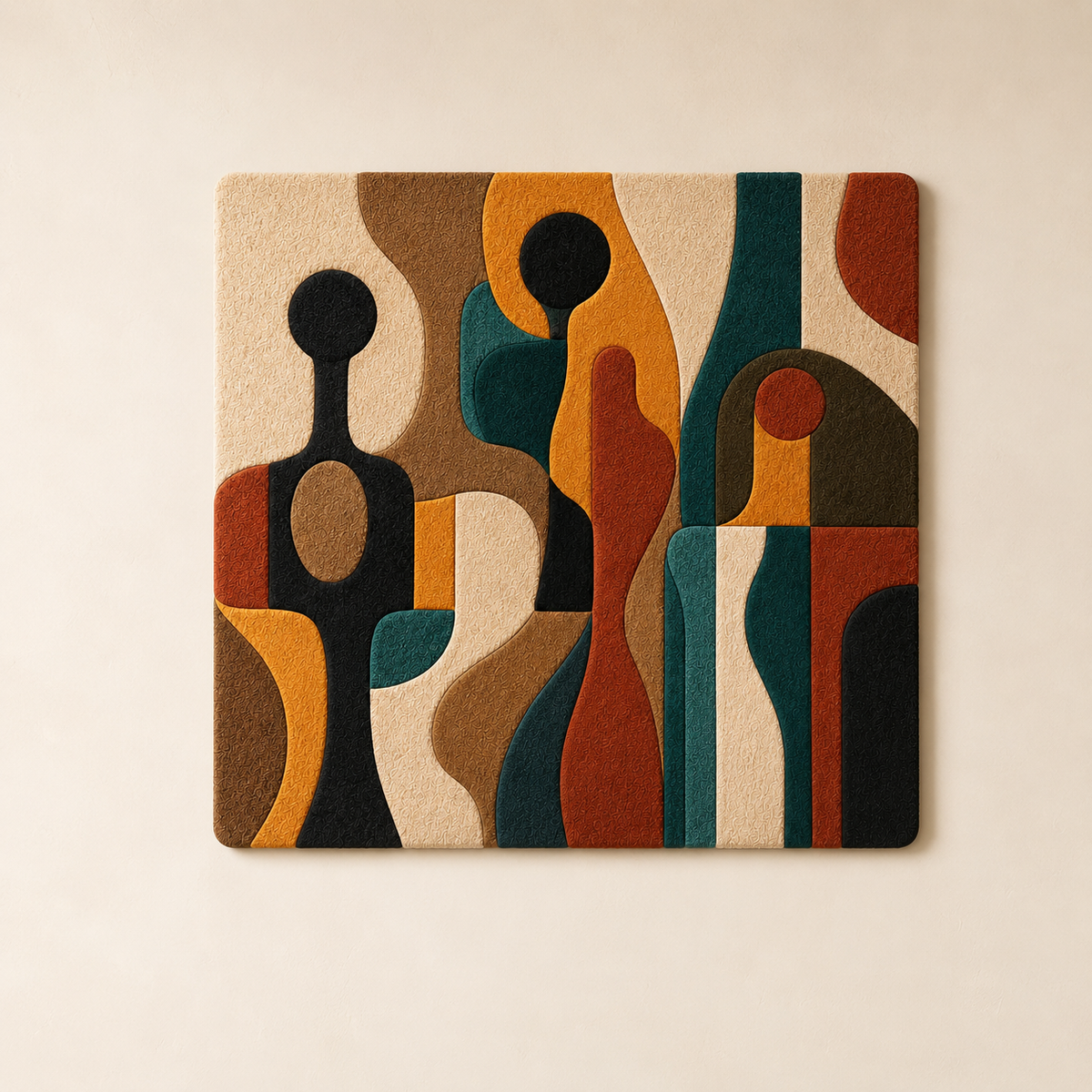 Vivid Cubist Vessels · HE-0109 unframed artwork