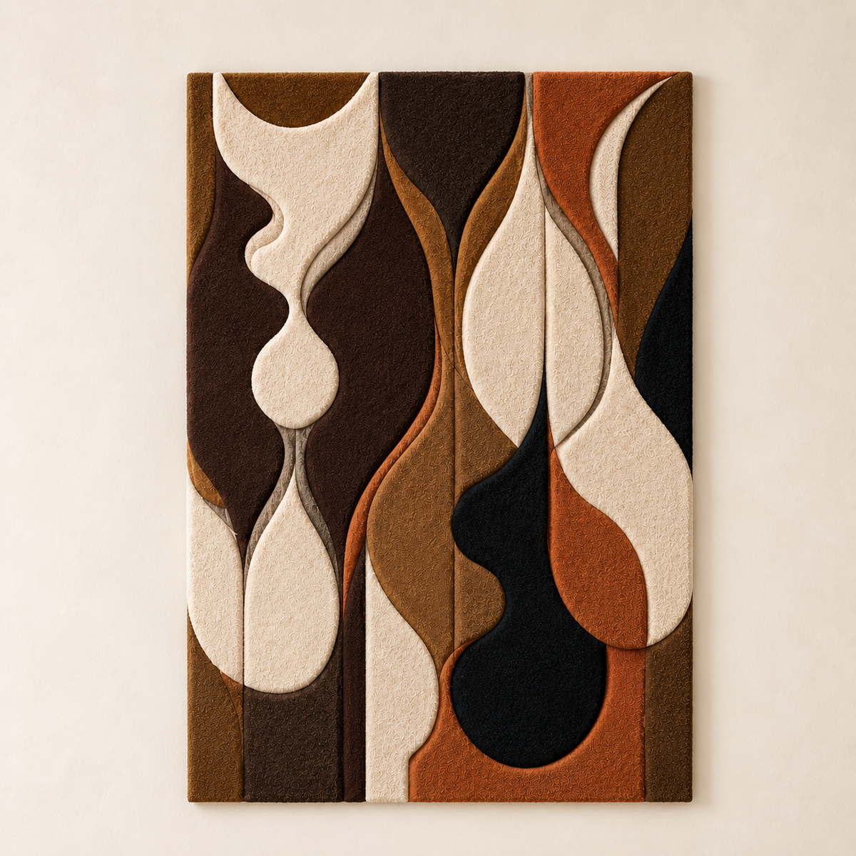 Earthy Organic Abstract · HE-0111 unframed artwork