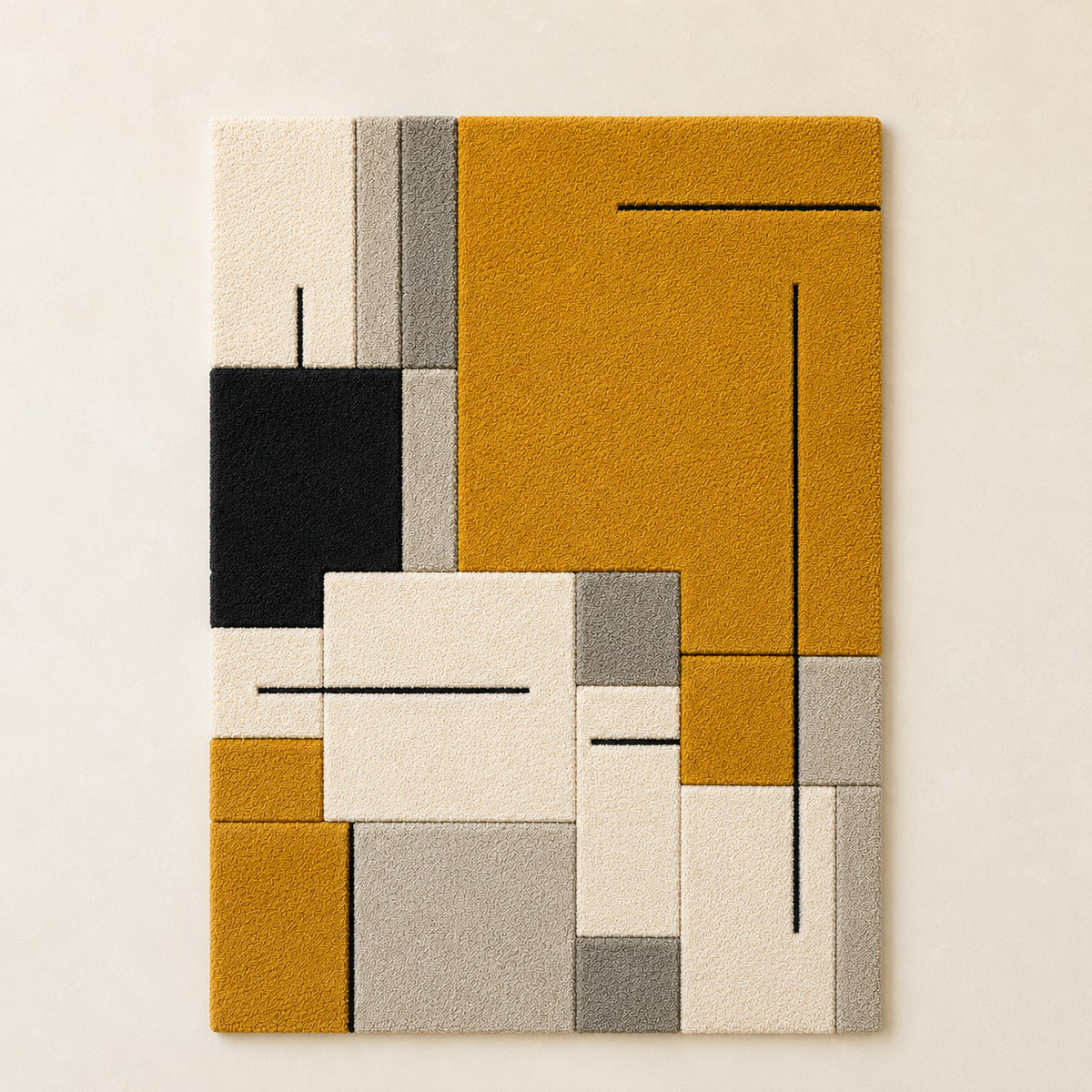 Bauhaus Mustard · HE-0134 unframed artwork