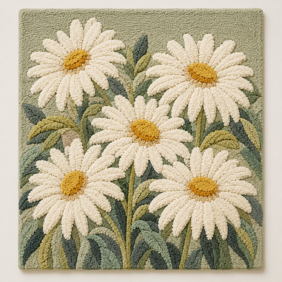 Sage Daisies · HE-0139 unframed artwork