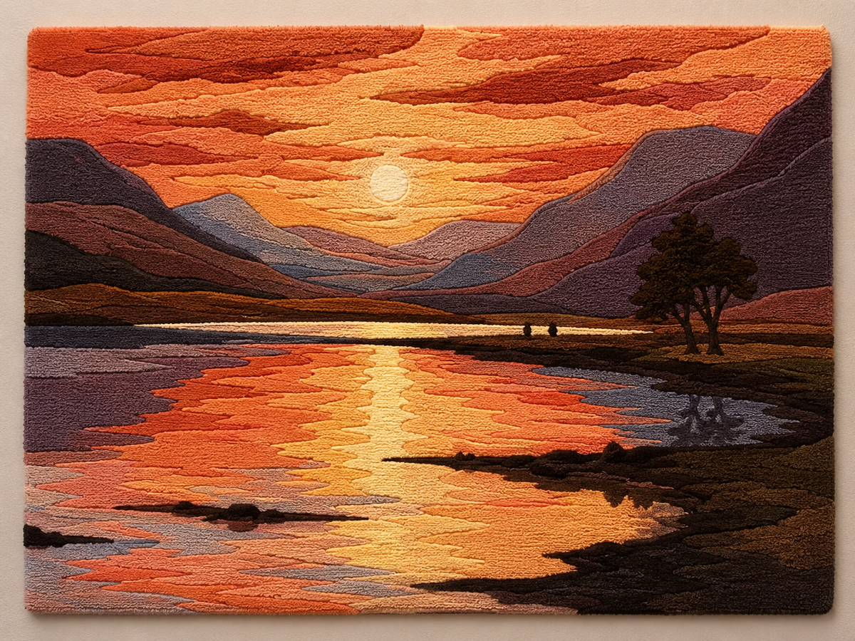 Highland Sunset · HE-0146 unframed artwork