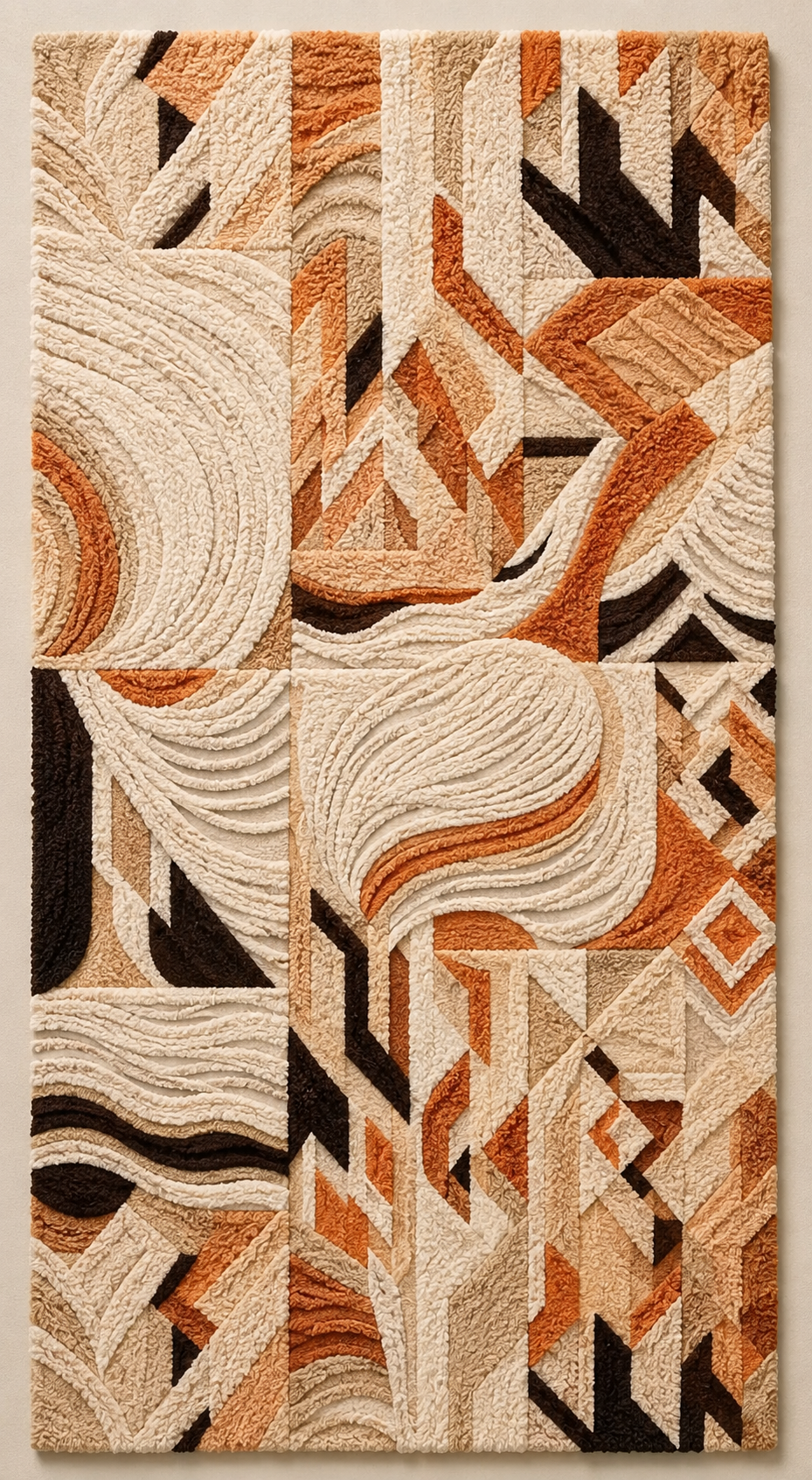 Terra Wave Deco · HE-0161 unframed artwork