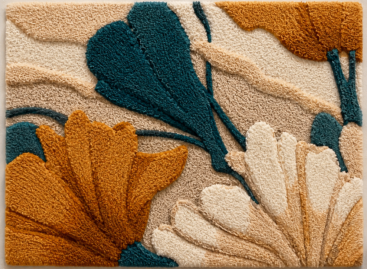 Big Ginkgo Trio · HE-0181 unframed artwork
