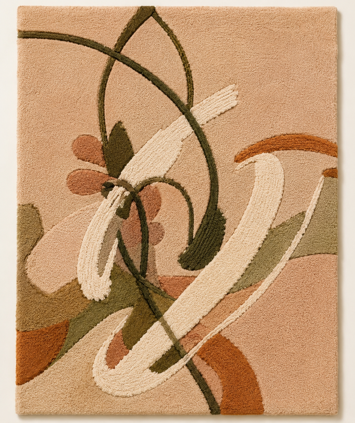 Olive Bloom Ribbons · HE-0231 unframed artwork