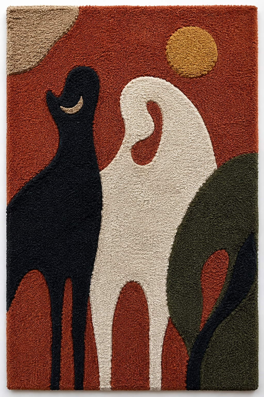 Sun and Hounds · HE-0248 unframed artwork