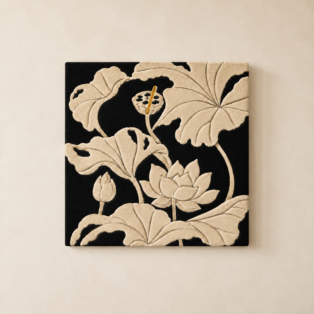 Ivory Lotus Night unframed artwork