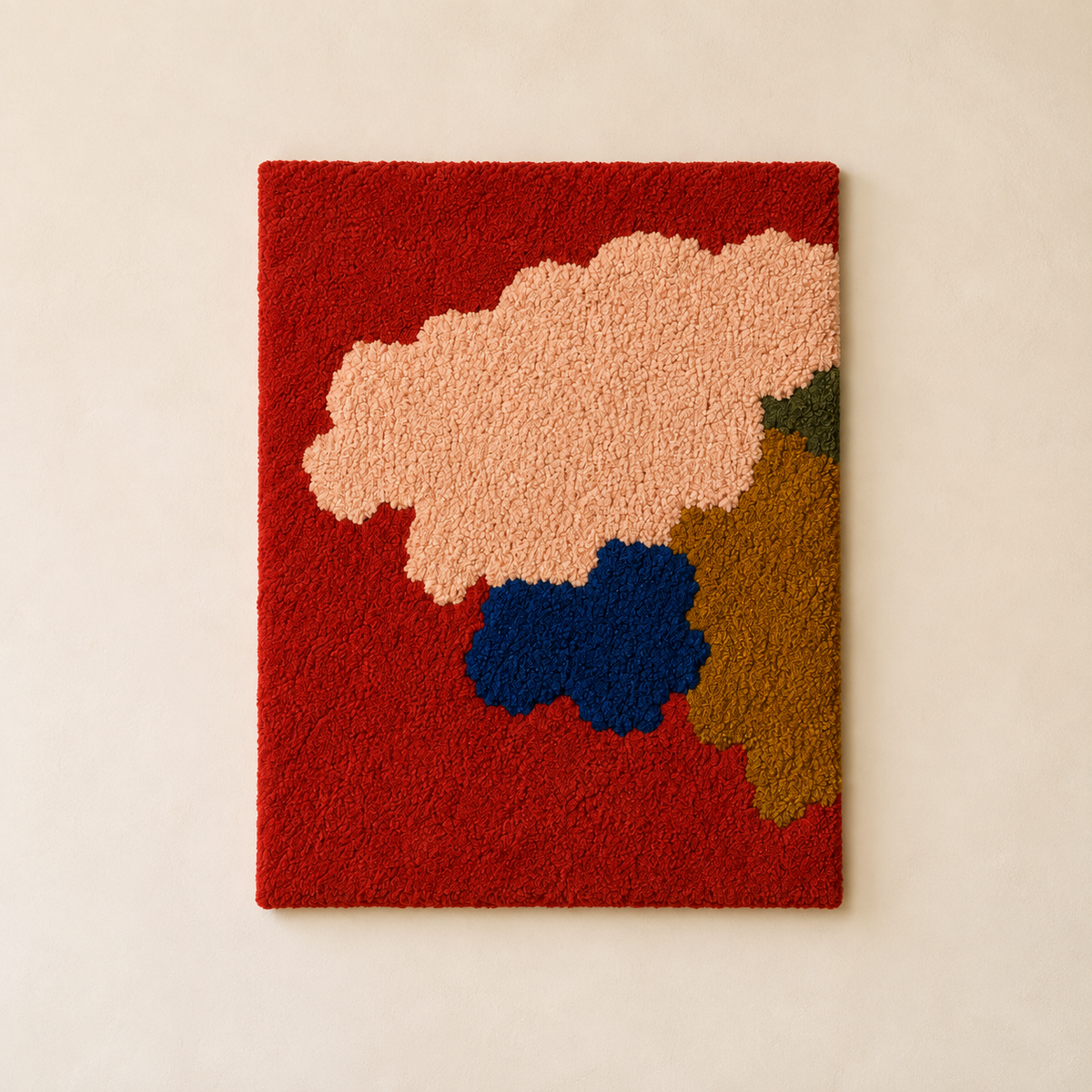 Crimson Cloud Stack unframed artwork