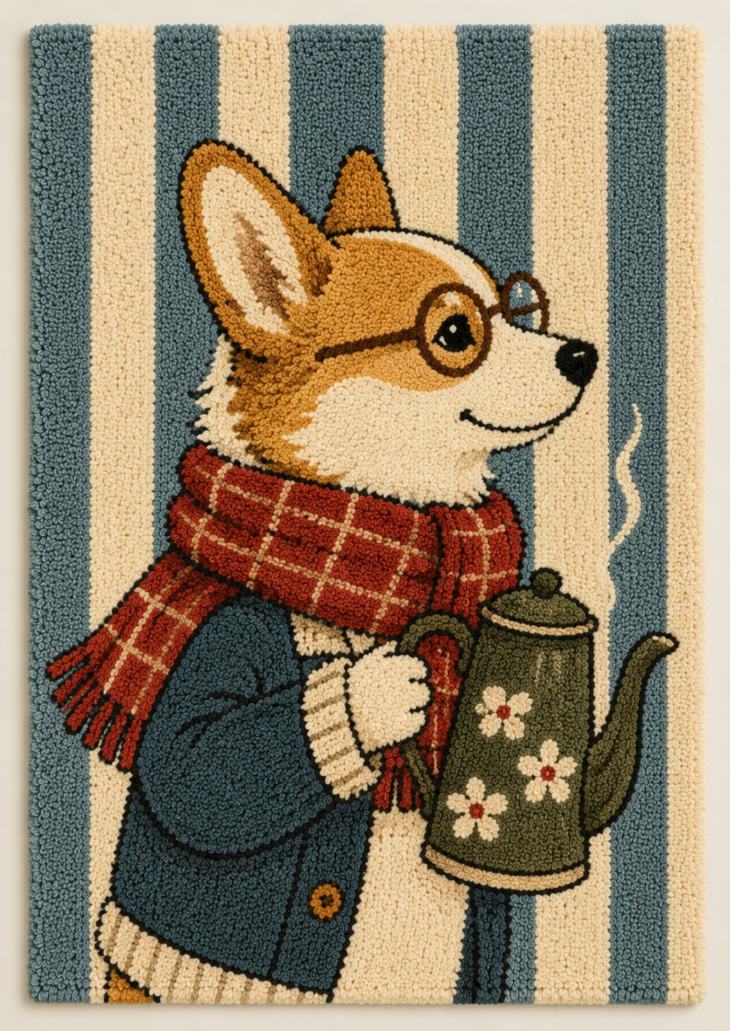 Corgi Traveler unframed artwork