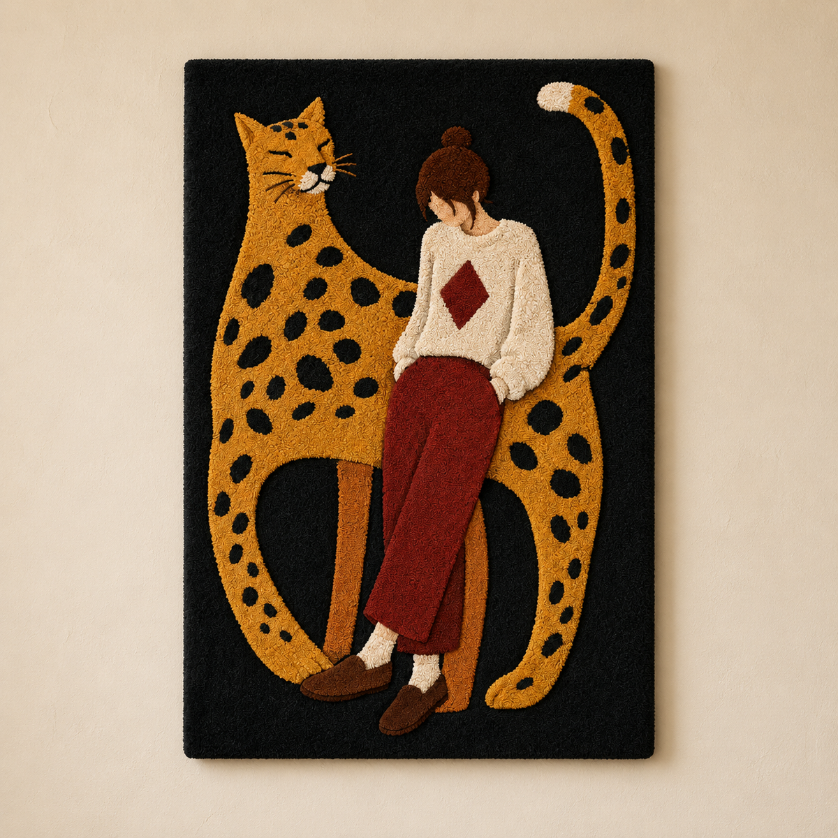 Leopard Guardian unframed artwork