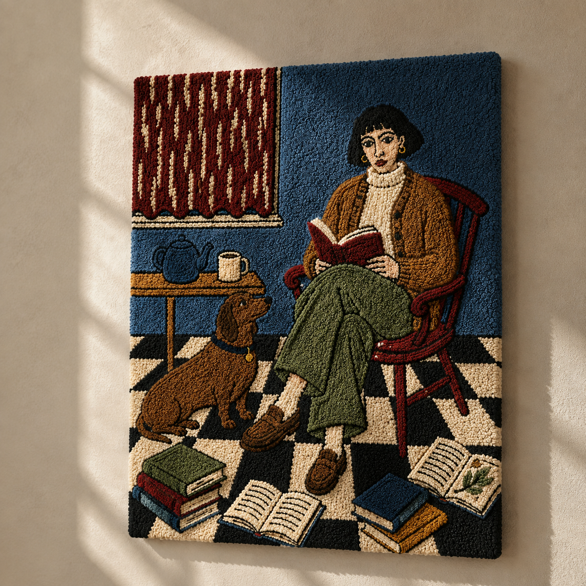 Ochre Chair Portrait unframed artwork