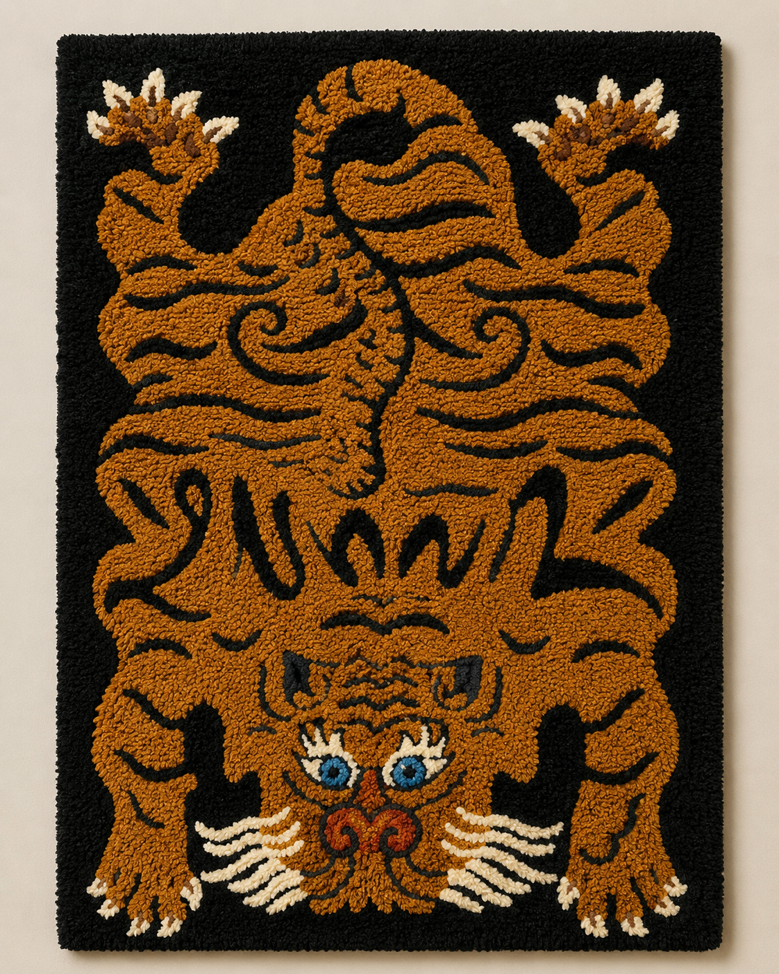 Blue-Eyed Tiger Totem unframed artwork