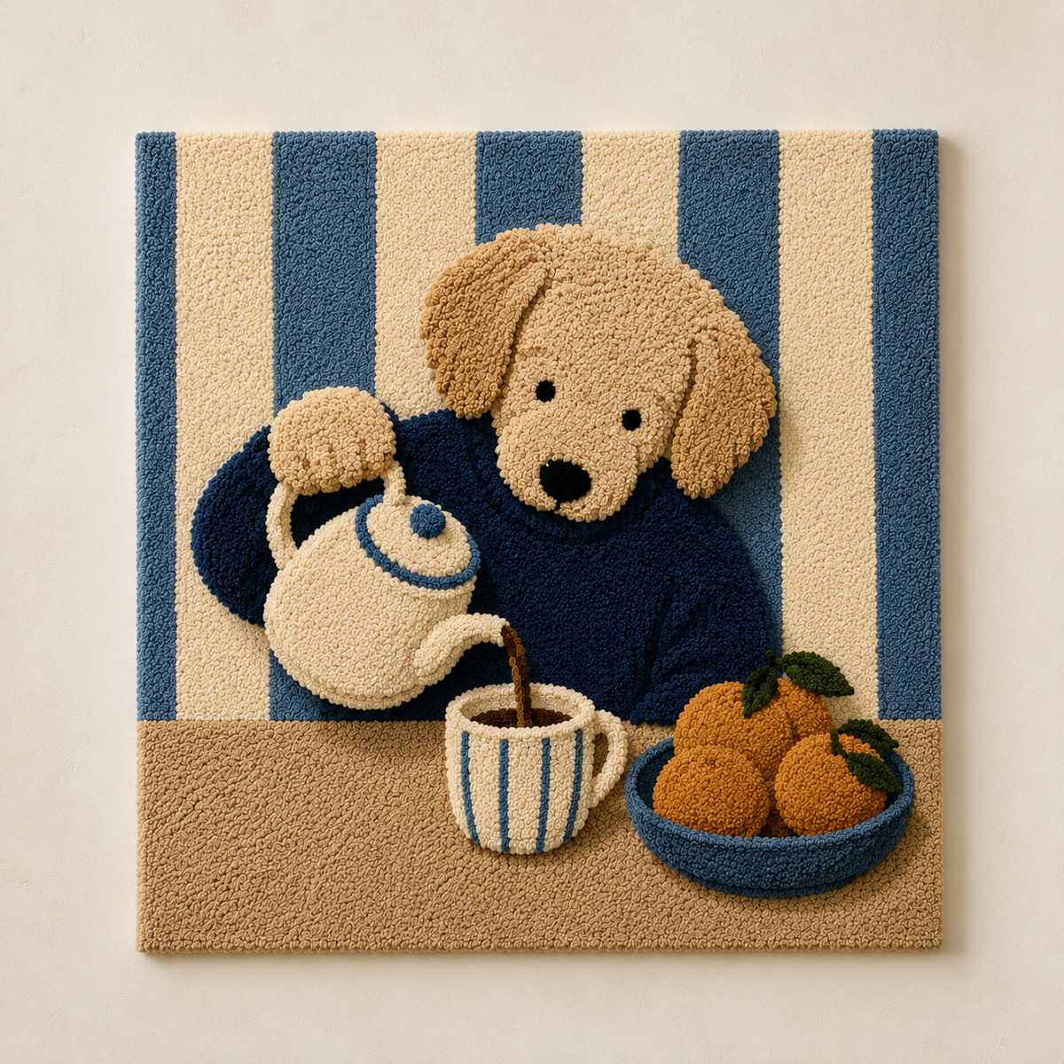 Blue Stripe Companion unframed artwork