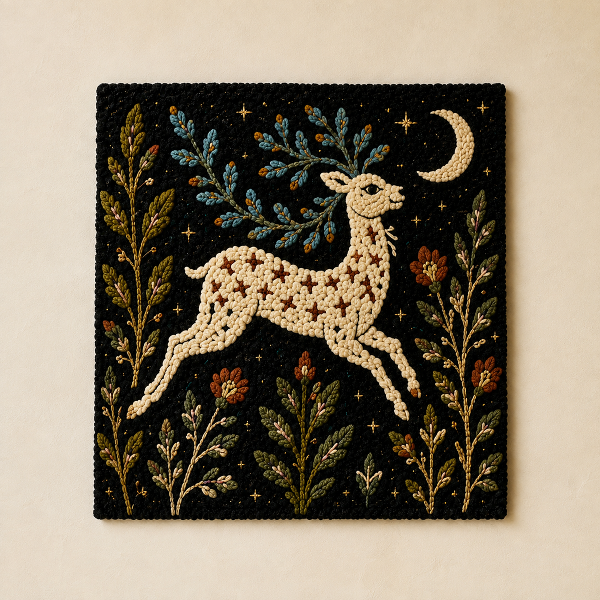 Moonlit Meadow Deer unframed artwork
