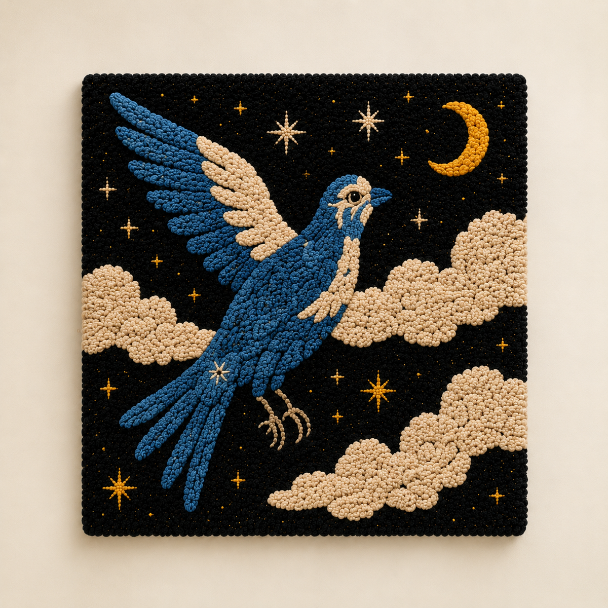 Cloudflight Bluebird unframed artwork