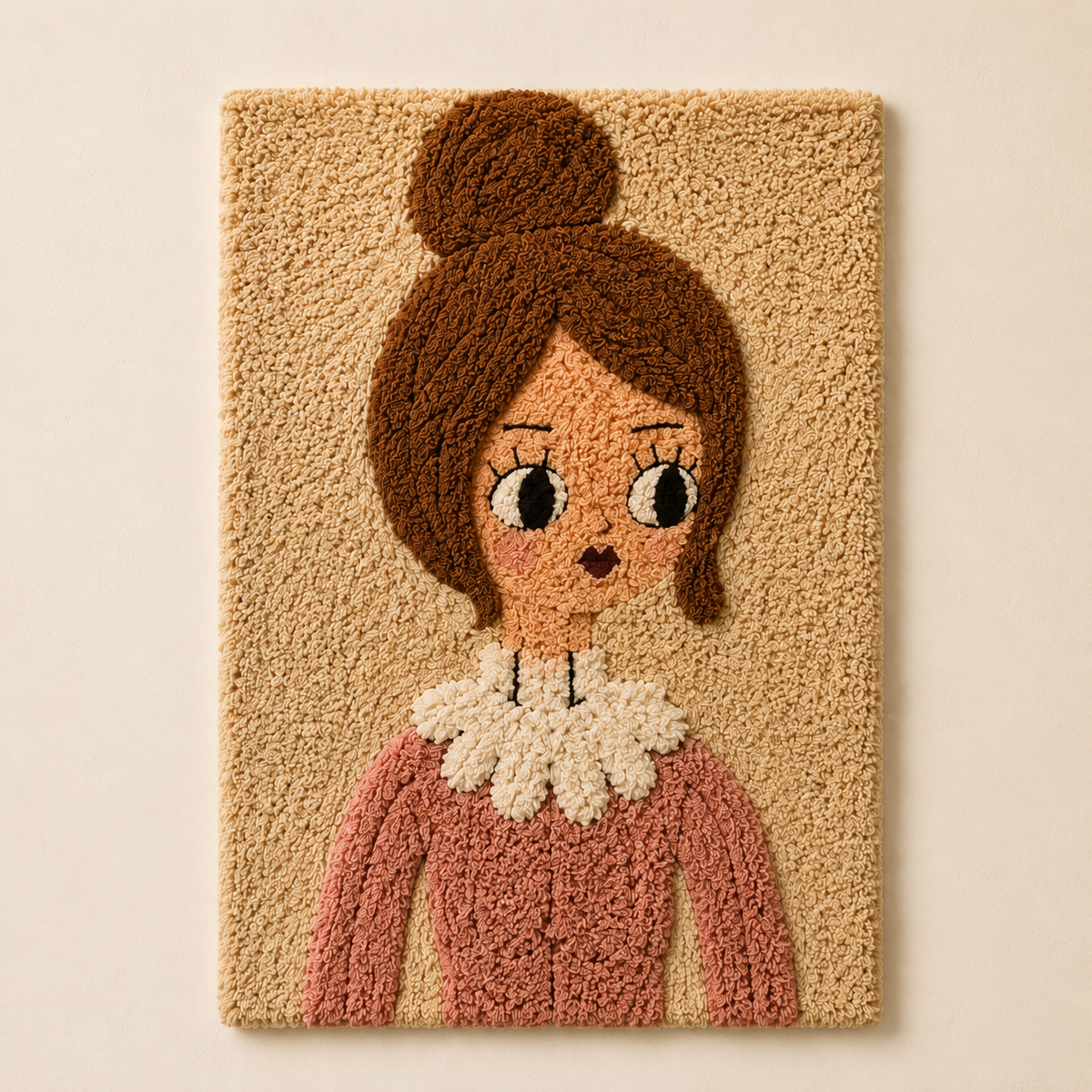 Ivory Bow Girl unframed artwork