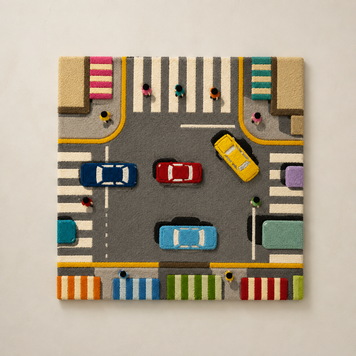 City Grid Rush unframed artwork