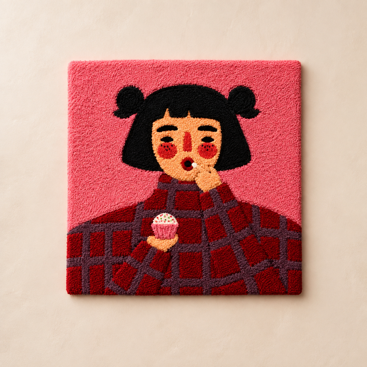 Pink Tea Girl unframed artwork