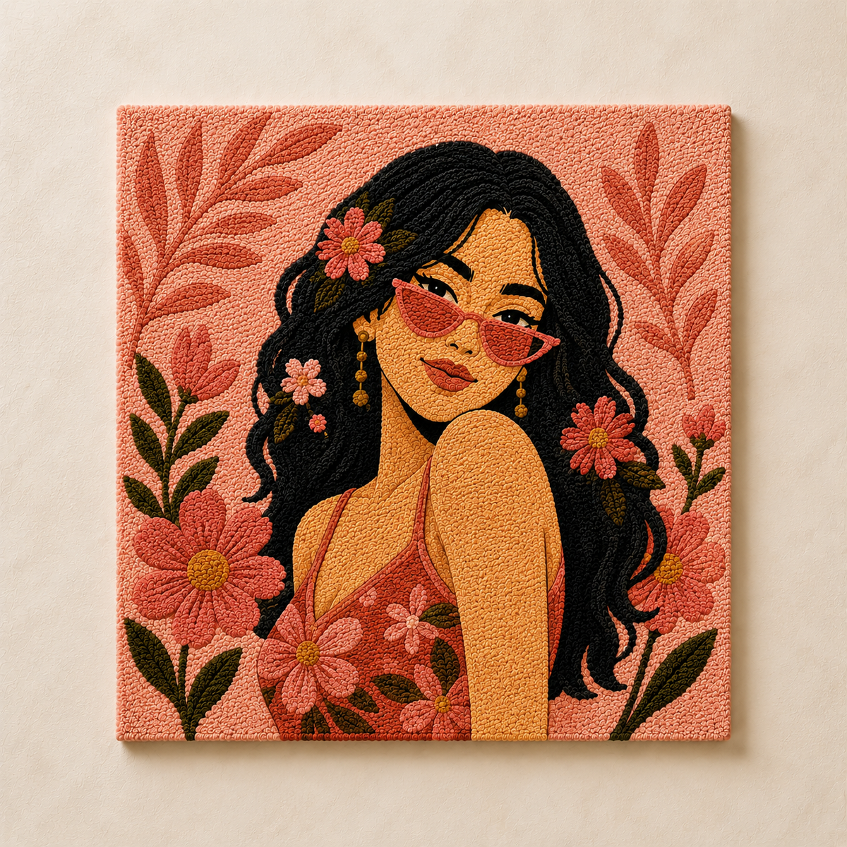 Wild Rose Gaze unframed artwork