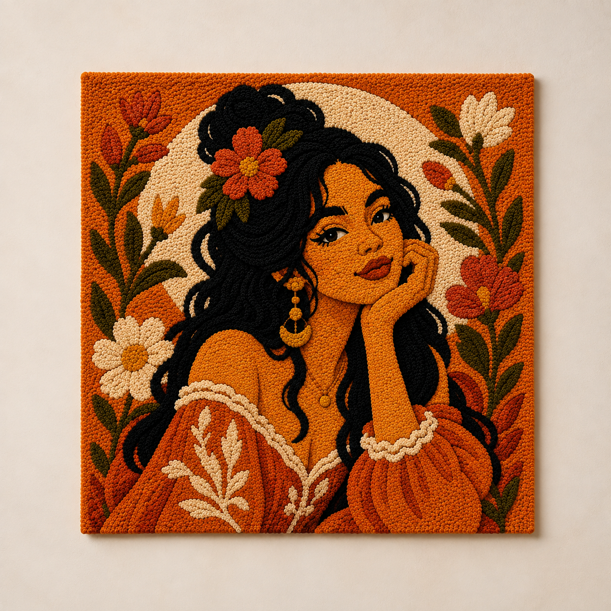 Ember Bloom Gaze unframed artwork