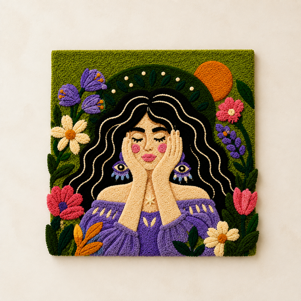 Violet Garden Prayer unframed artwork