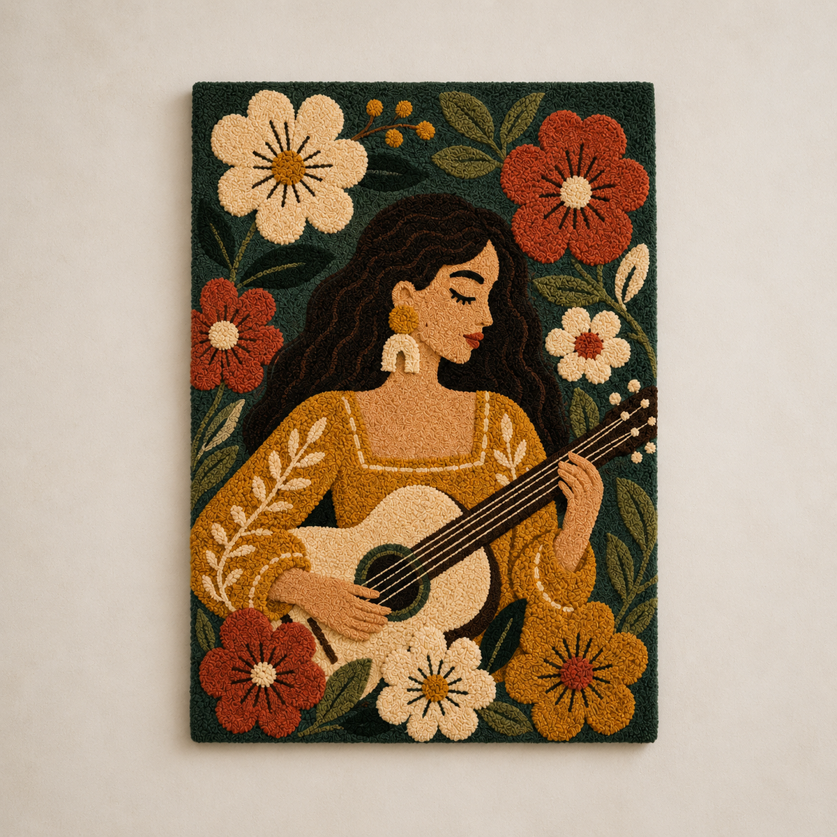 Garden Mandolin Song unframed artwork