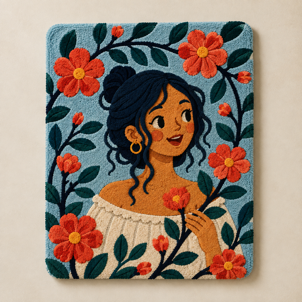 Coral Garden Singer unframed artwork