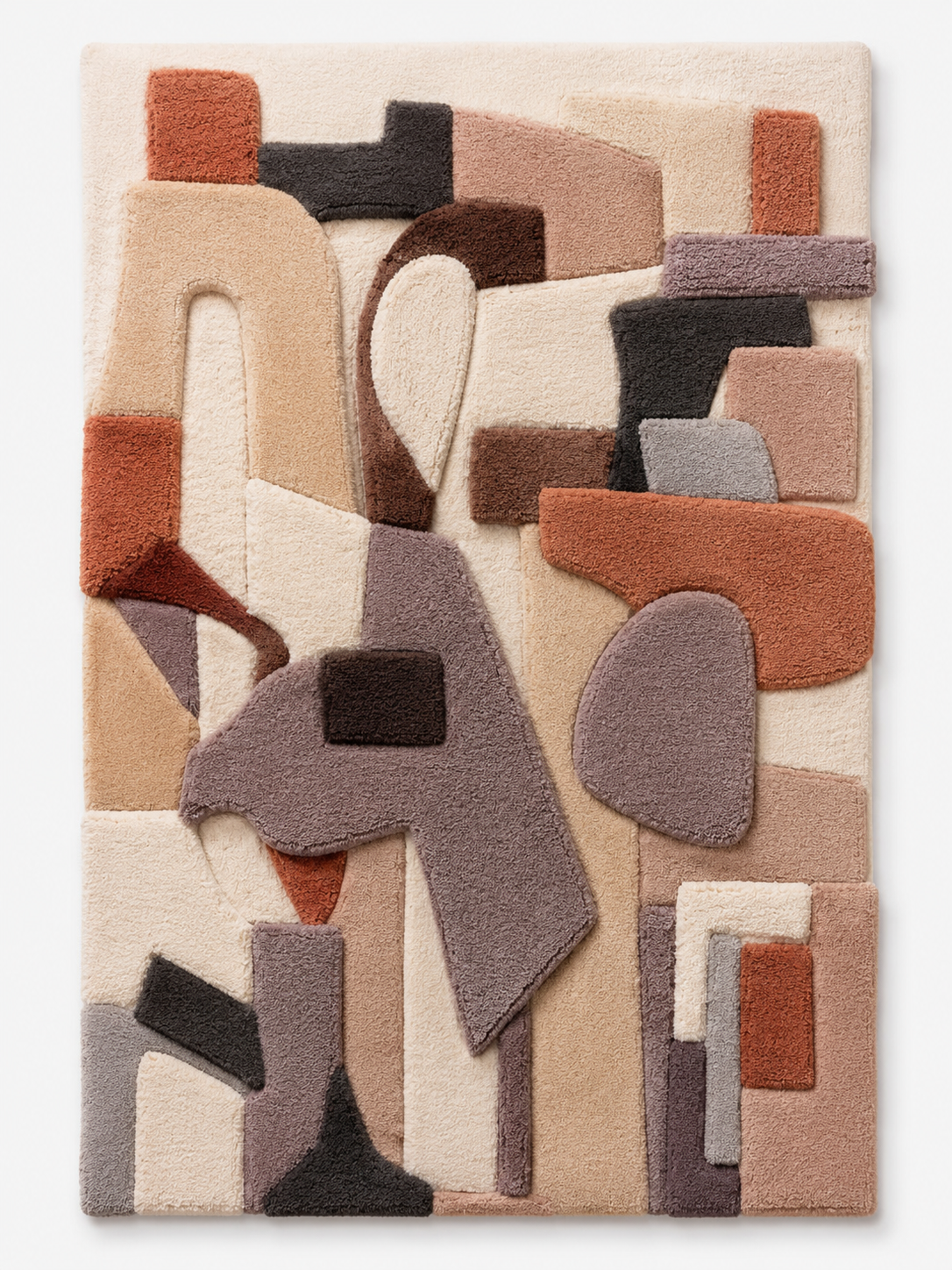 Soft Geometry Assembly unframed artwork