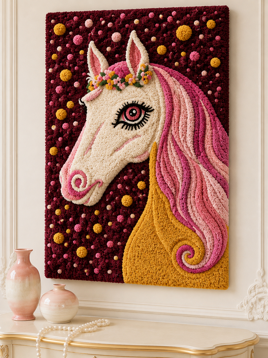 Celestial Rose Unicorn unframed artwork