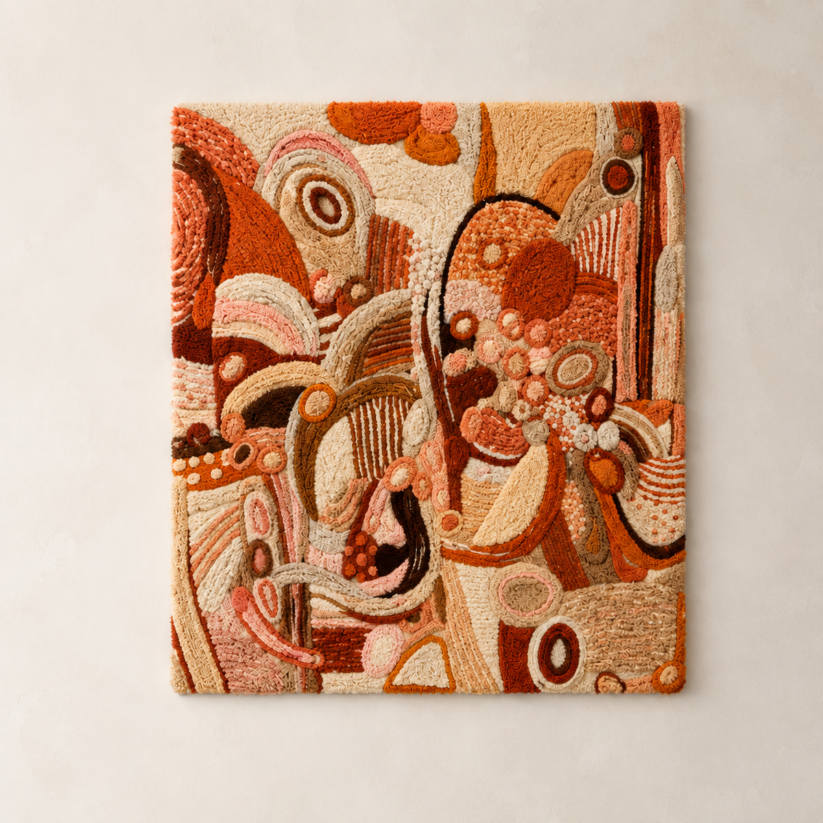 Terracotta Orbit Garden unframed artwork