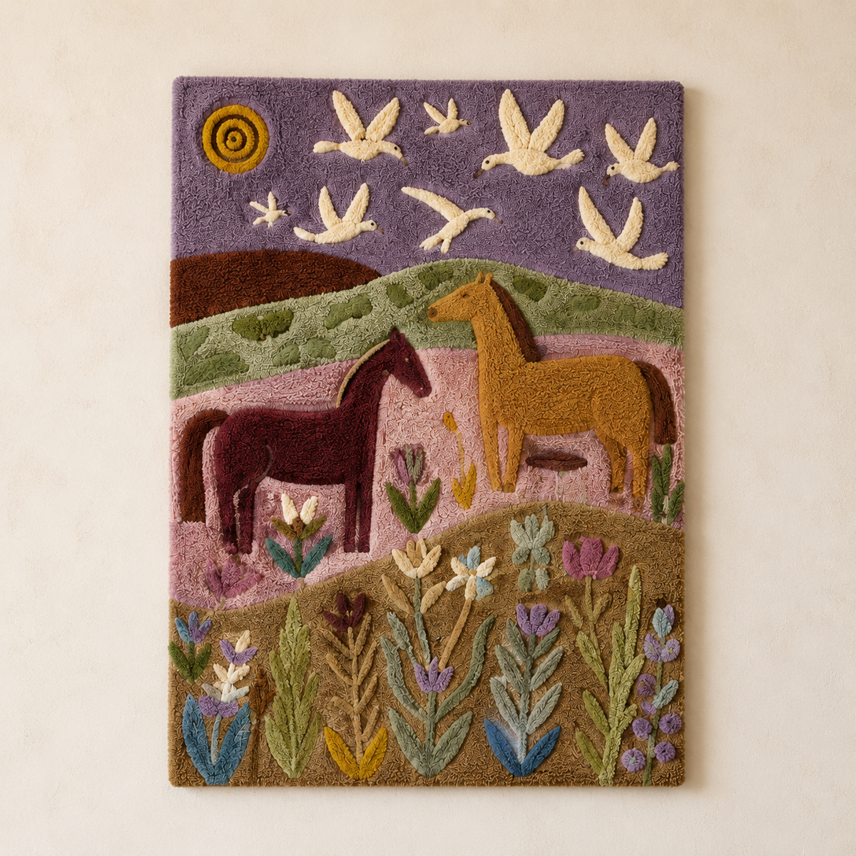 Violet Pasture Reverie unframed artwork