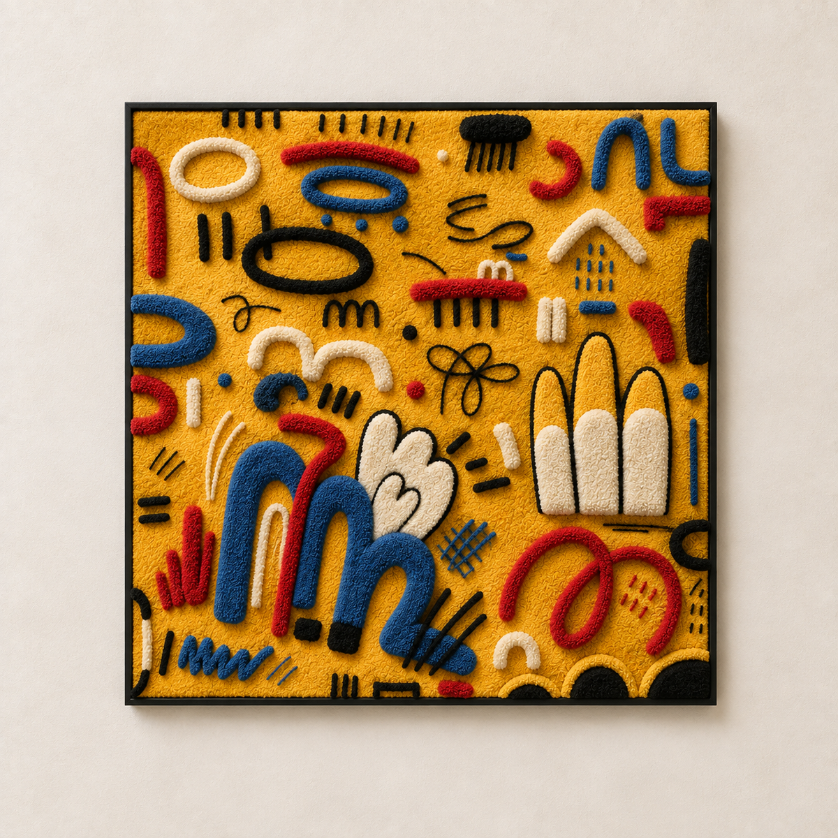 Sunlit Symbol Field unframed artwork