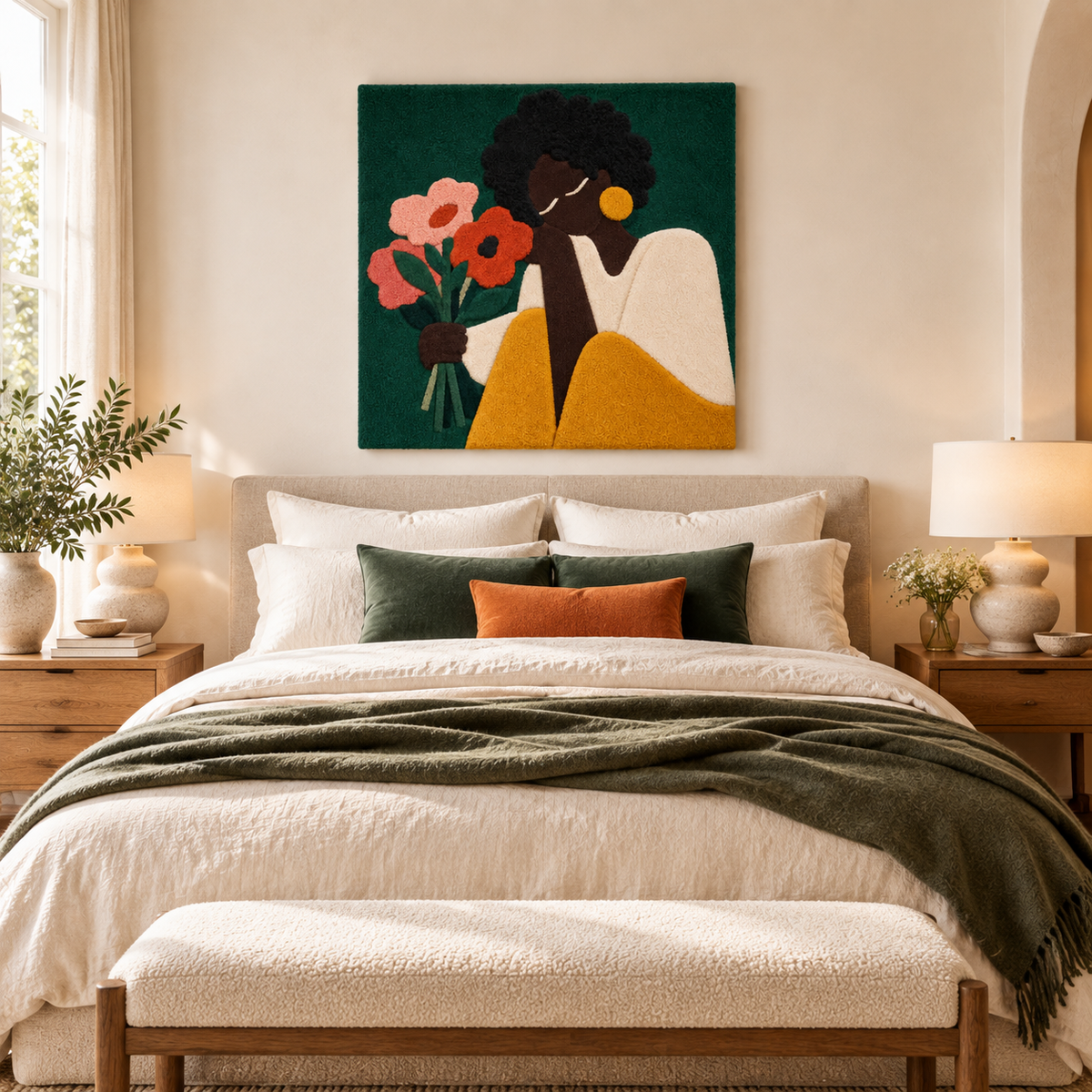 A Bouquet Held Close — room setting 2