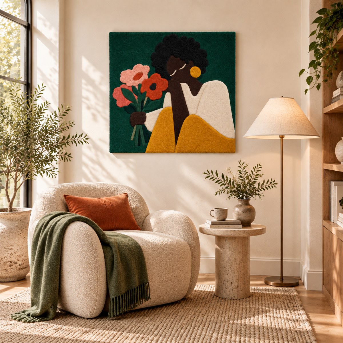 A Bouquet Held Close — room setting 3