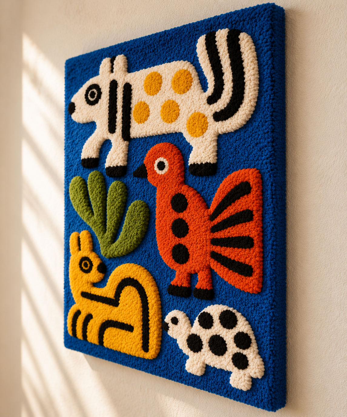 A Cobalt Menagerie Gathering — angled relief view