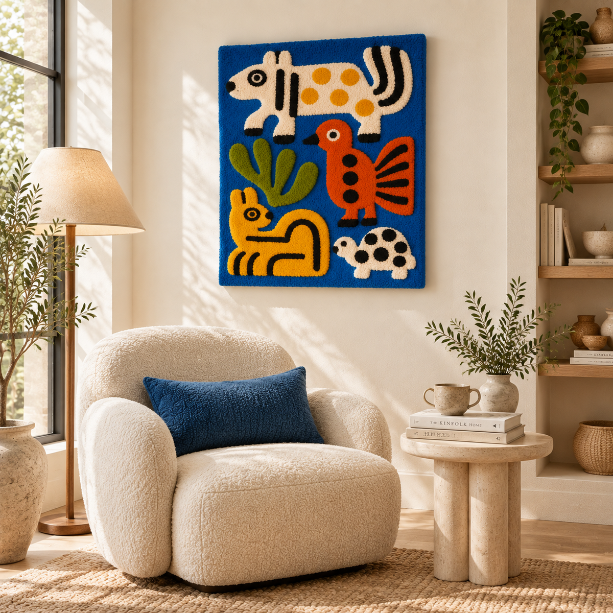 A Cobalt Menagerie Gathering — room setting