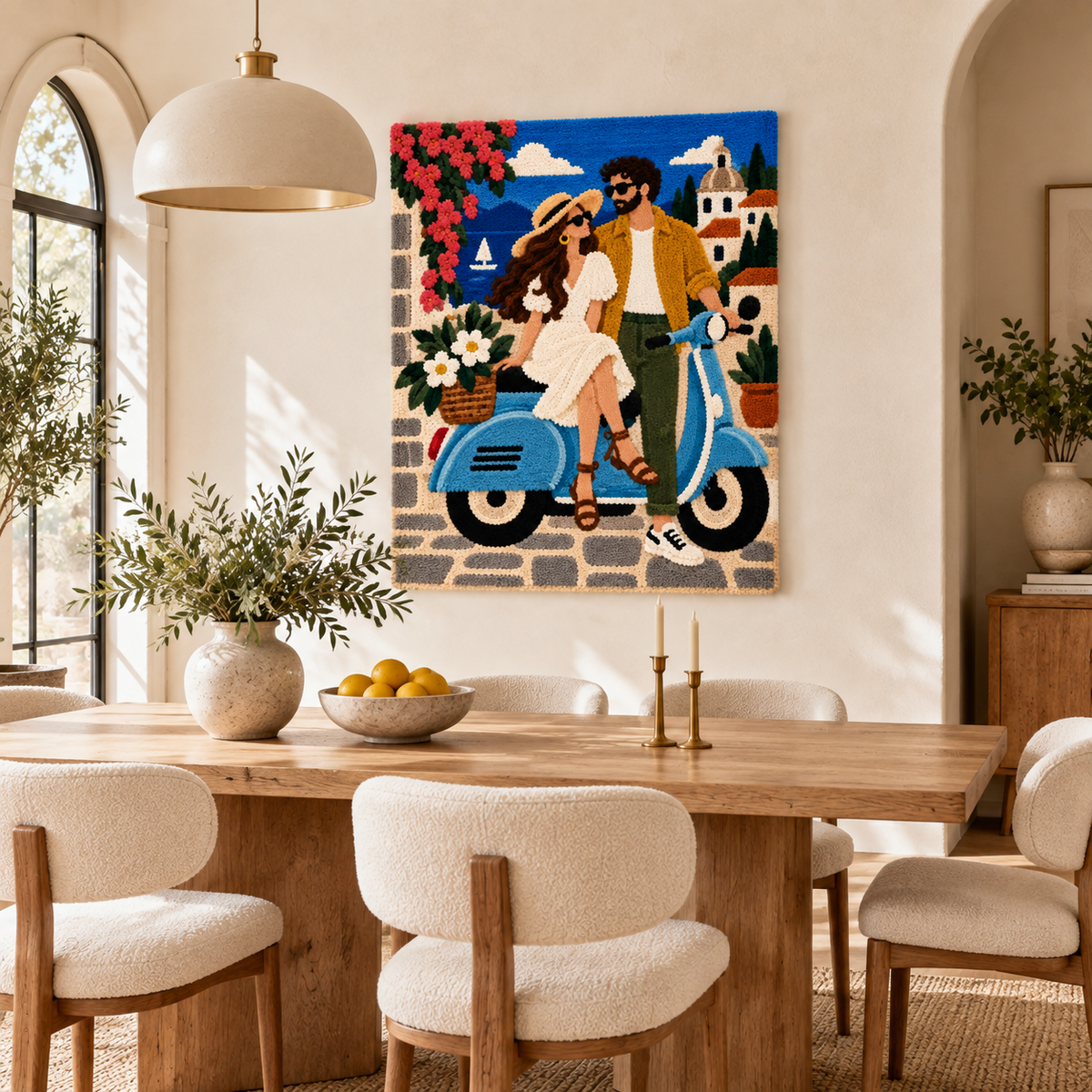 A Seaside Ride — room setting 1