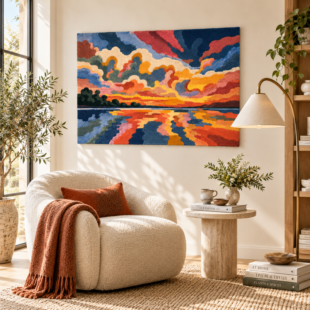 A Thousand Colours at Sunset — room setting 2