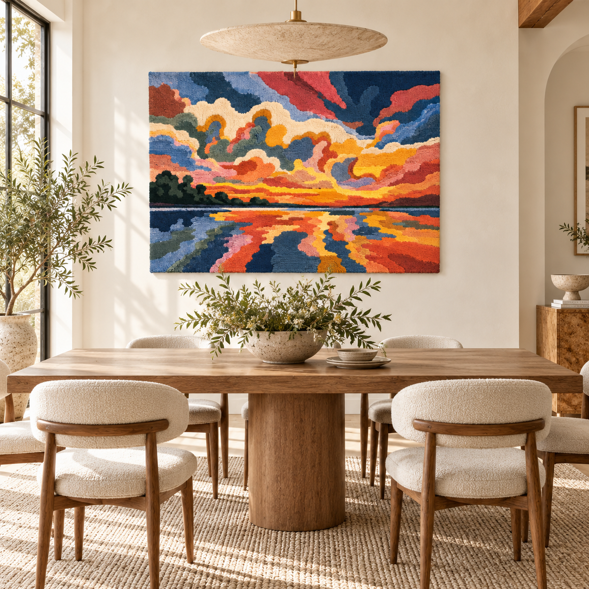 A Thousand Colours at Sunset — room setting 3
