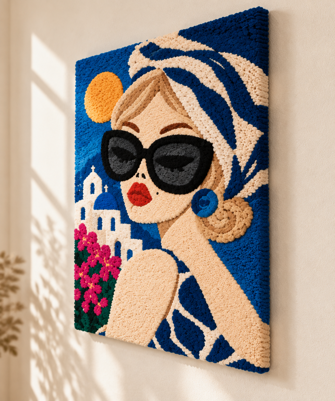 Aegean Sun Muse — angled relief view