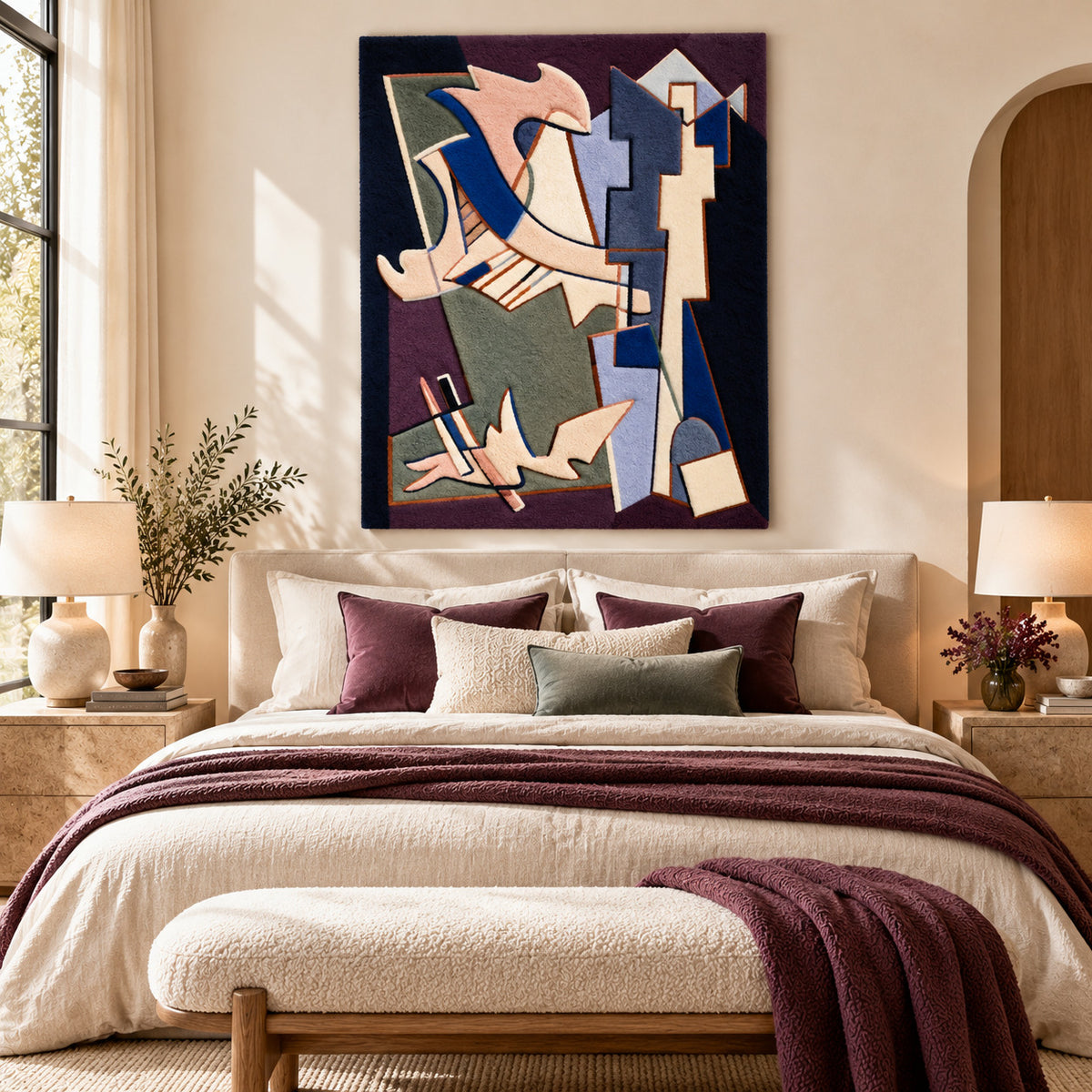 Avec préméditation after Alberto Magnelli — room setting