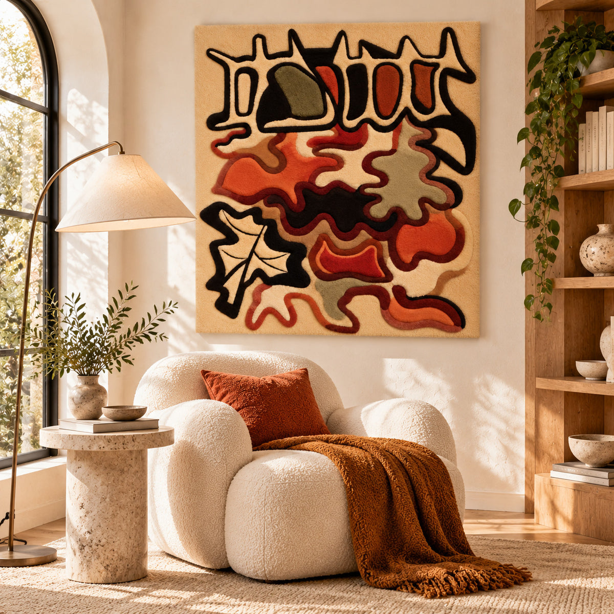 Composition (1941) after Alberto Magnelli — room setting