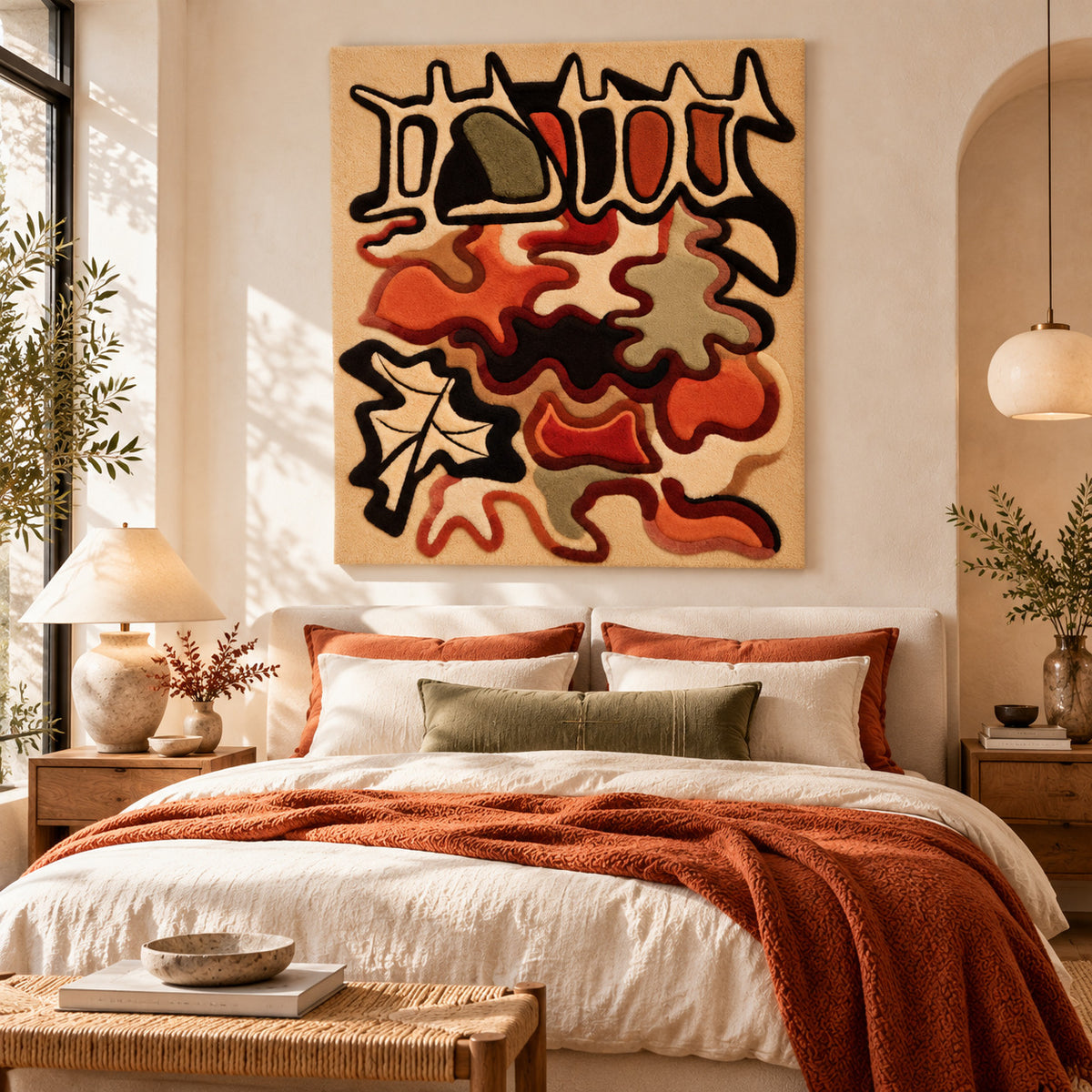 Composition (1941) after Alberto Magnelli — room setting